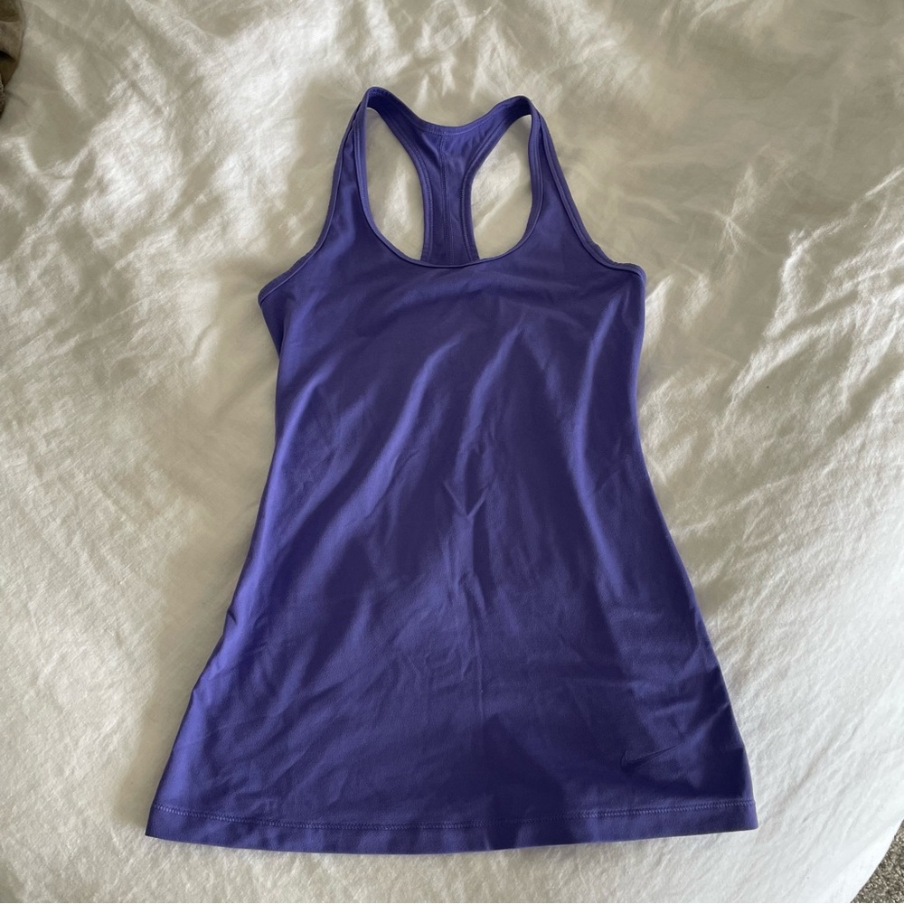 NIKE Dri-Fit Purple Women's Tank Top, XS